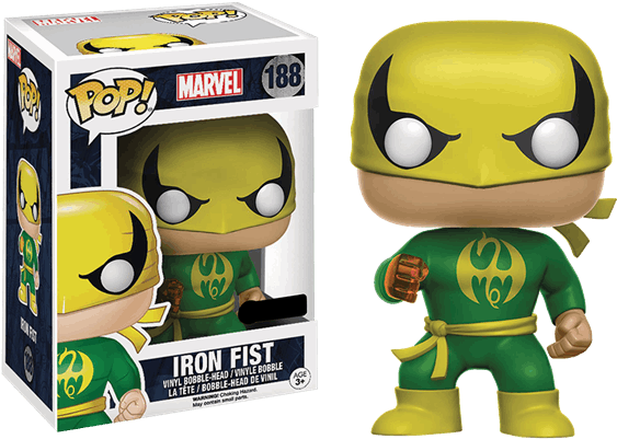 The New Avengers - Funko Pop Iron Fist Clipart (600x600), Png Download