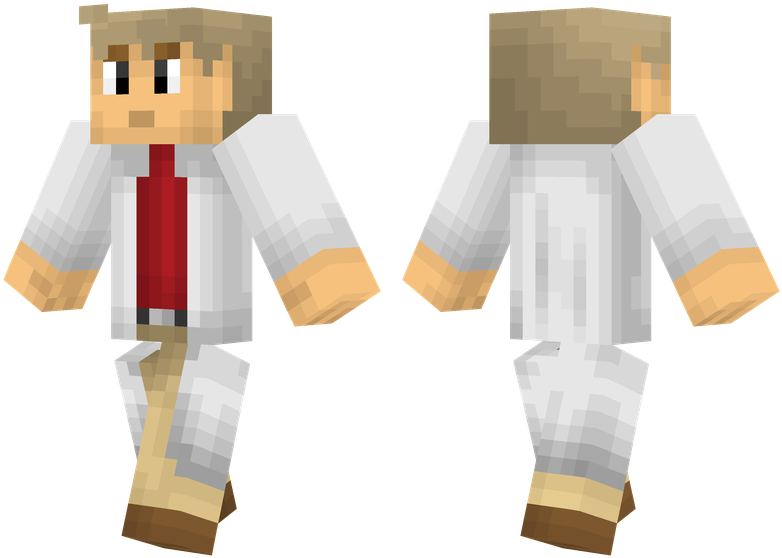 Professor Oak - Minecraft Prof Oak Skin Clipart (804x576), Png Download
