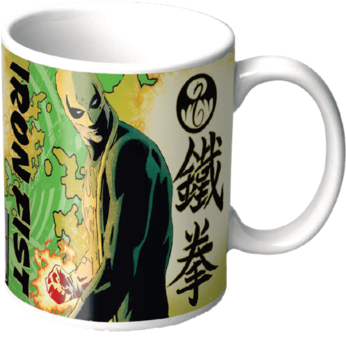 Marvel - Iron Fist - Ceramic Mug - Green - Cricket Australia Clipart (600x600), Png Download
