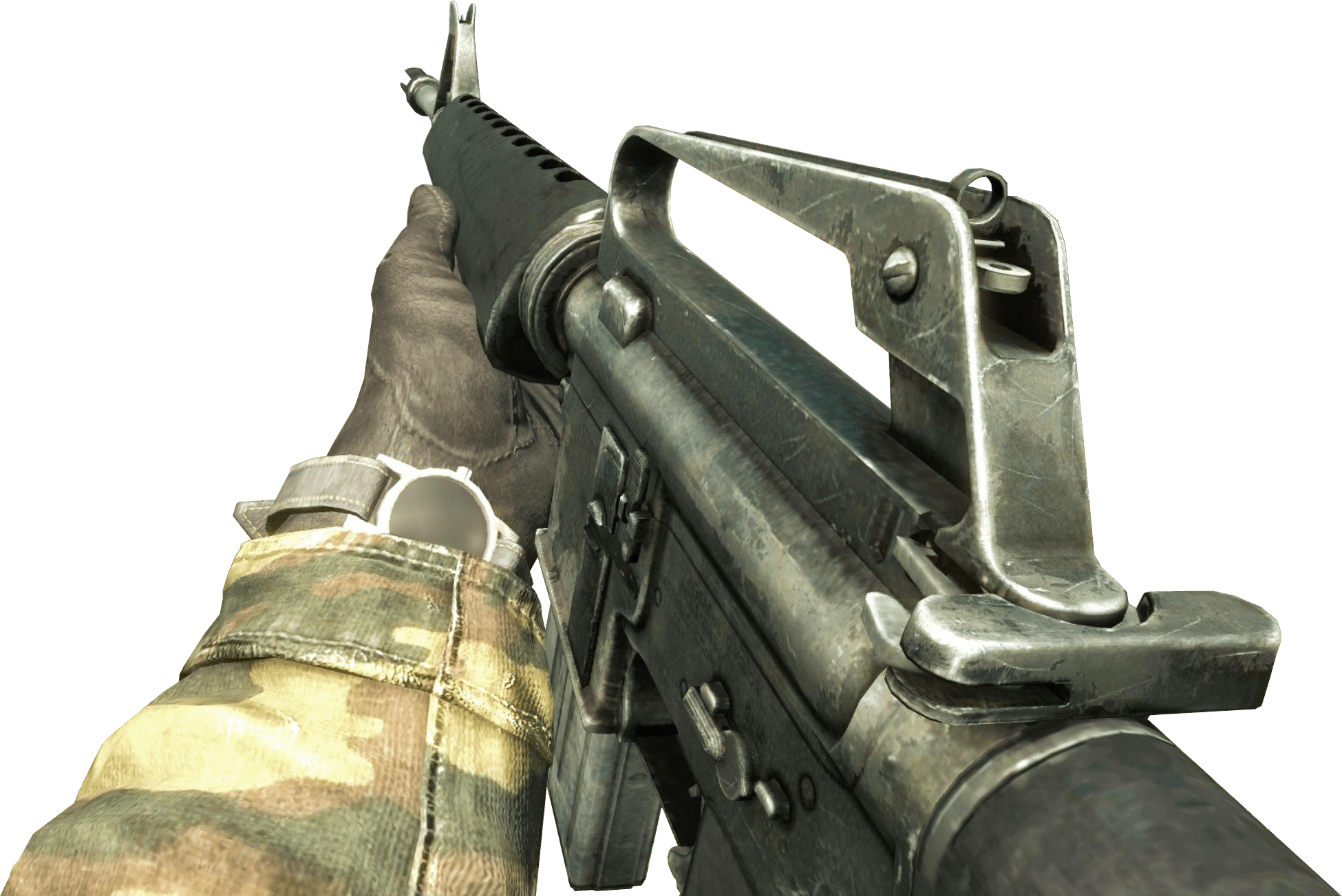 Call Of Duty Black Ops M16 - M16 Call Of Duty Clipart (1950x1302), Png Download