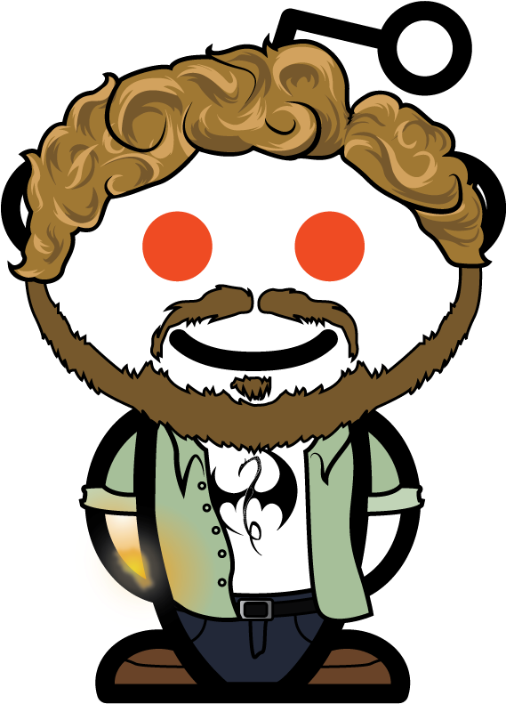 Iron Fist Snoo, Hope You All Enjoy - Cartoon Clipart (594x800), Png Download