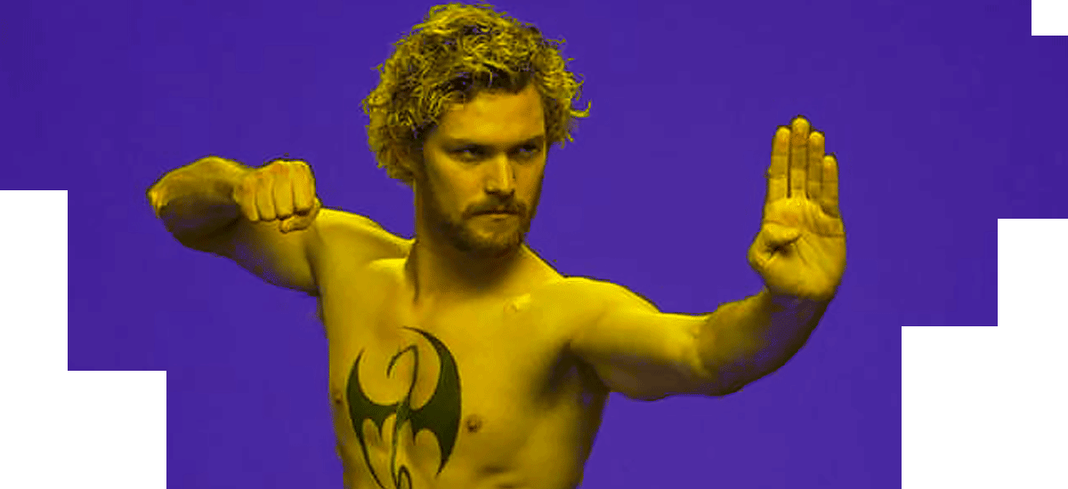 Direct Beam Comms - Iron Fist Tattoo Clipart (1200x550), Png Download