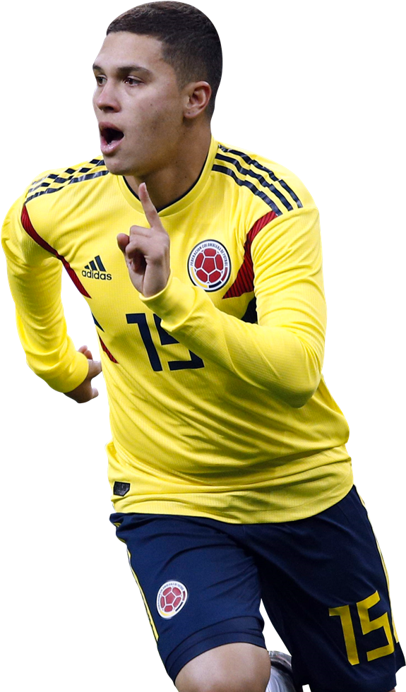 Pin By Fútbol Iberoamericano On Colombia - Juanfer Quintero Colombia Png Clipart (598x1000), Png Download