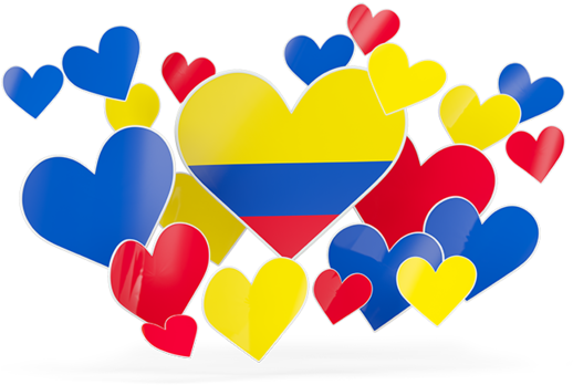 South African Heart Shaped Flag Clipart (640x480), Png Download