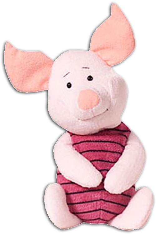 Piglet Toy Stuffed Animal Winnie The Pooh Plush Toys - Piglet Stuffed Animal Clipart (518x752), Png Download