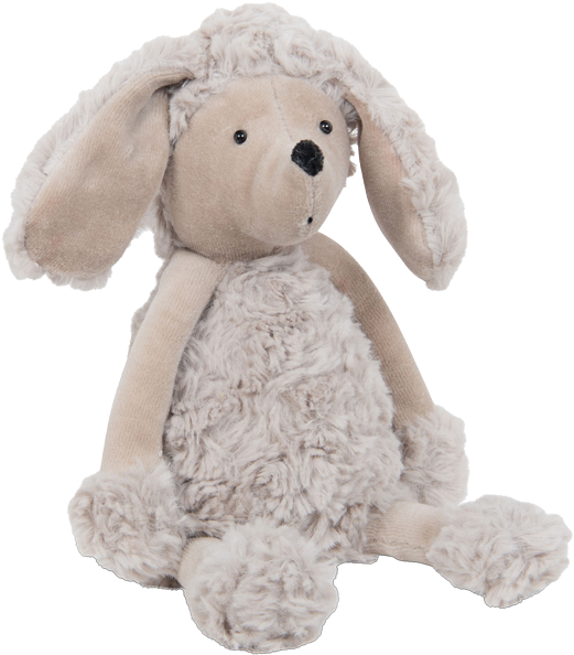 Moulin Roty - Small Dog Soft Toy Les Tout Doux Moulin Roty Clipart (900x670), Png Download