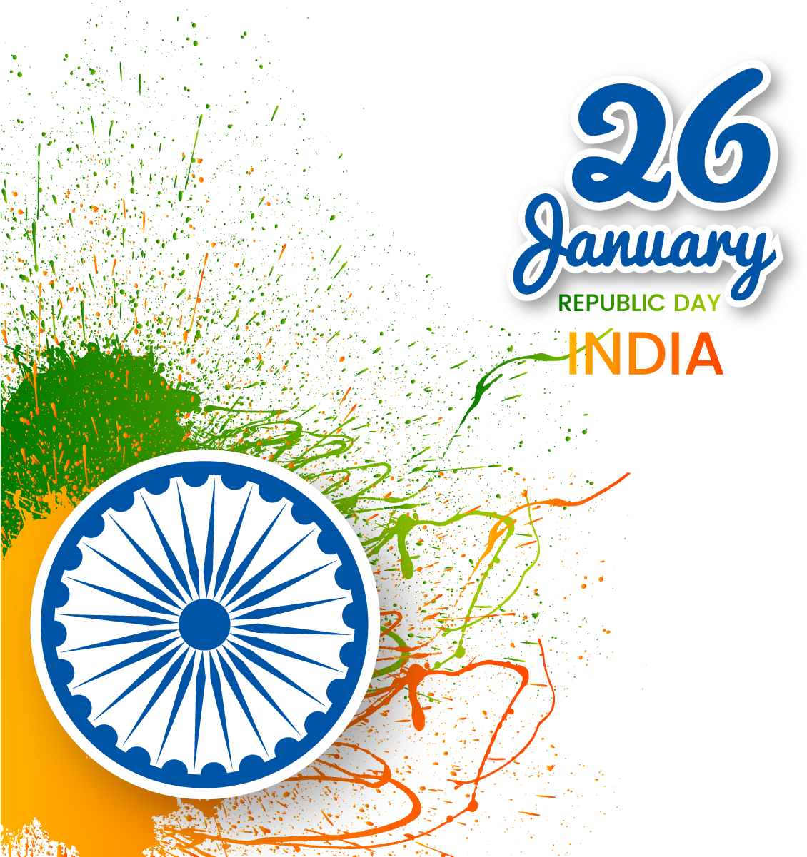 Republic Day Png 26 January Png Jay Hind Png Source - Wells Cathedral Clipart (1200x1200), Png Download