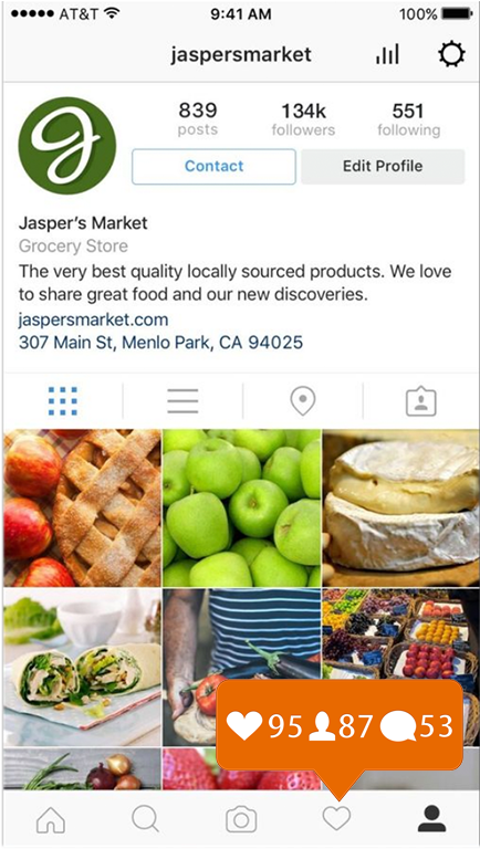 Best Method Insta777gram Followers - Instagram Statistics Business Profile Clipart (557x800), Png Download