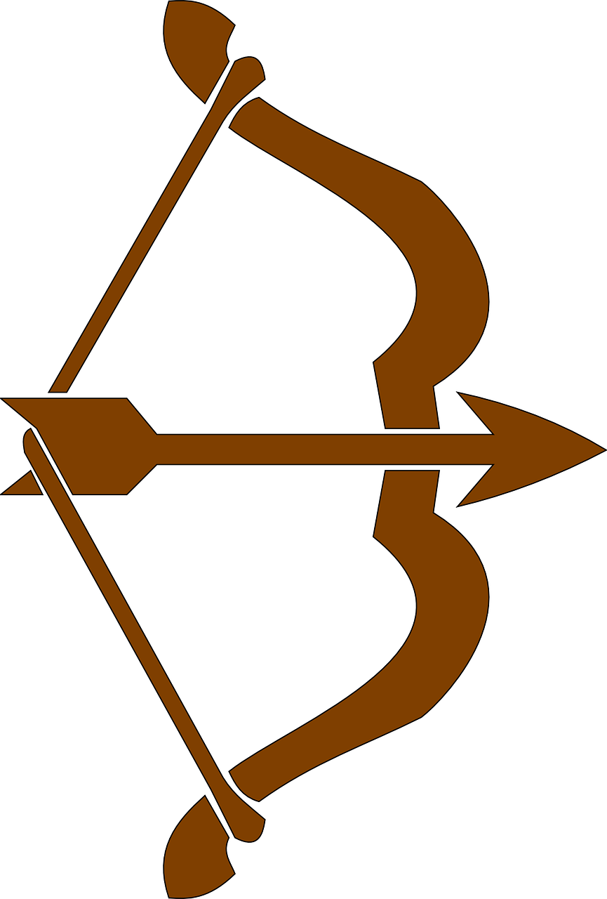 Youth/apprentice Deer Hunting This Weekend - Bow And Arrow Clip Art - Png Download (692x1024), Png Download
