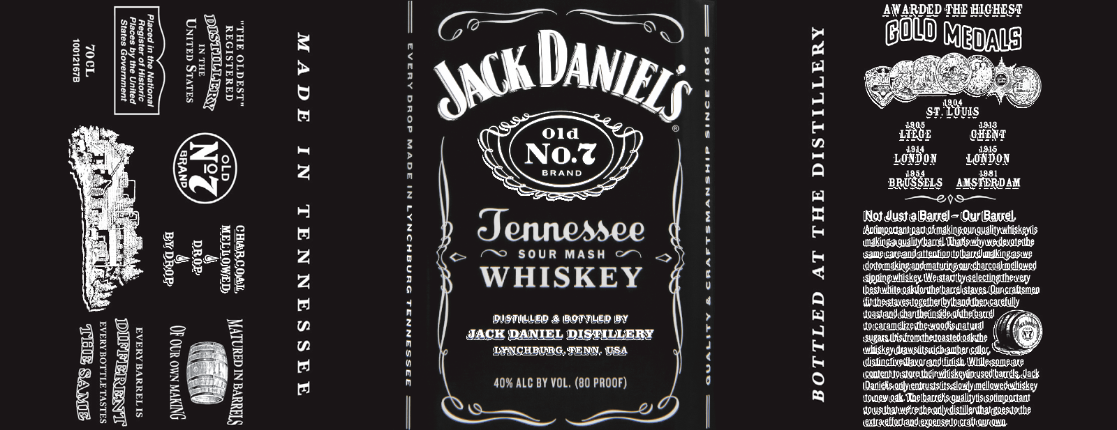 You Can Make Your Own Label - Jack Daniels Barrel Label Clipart (1600x617), Png Download