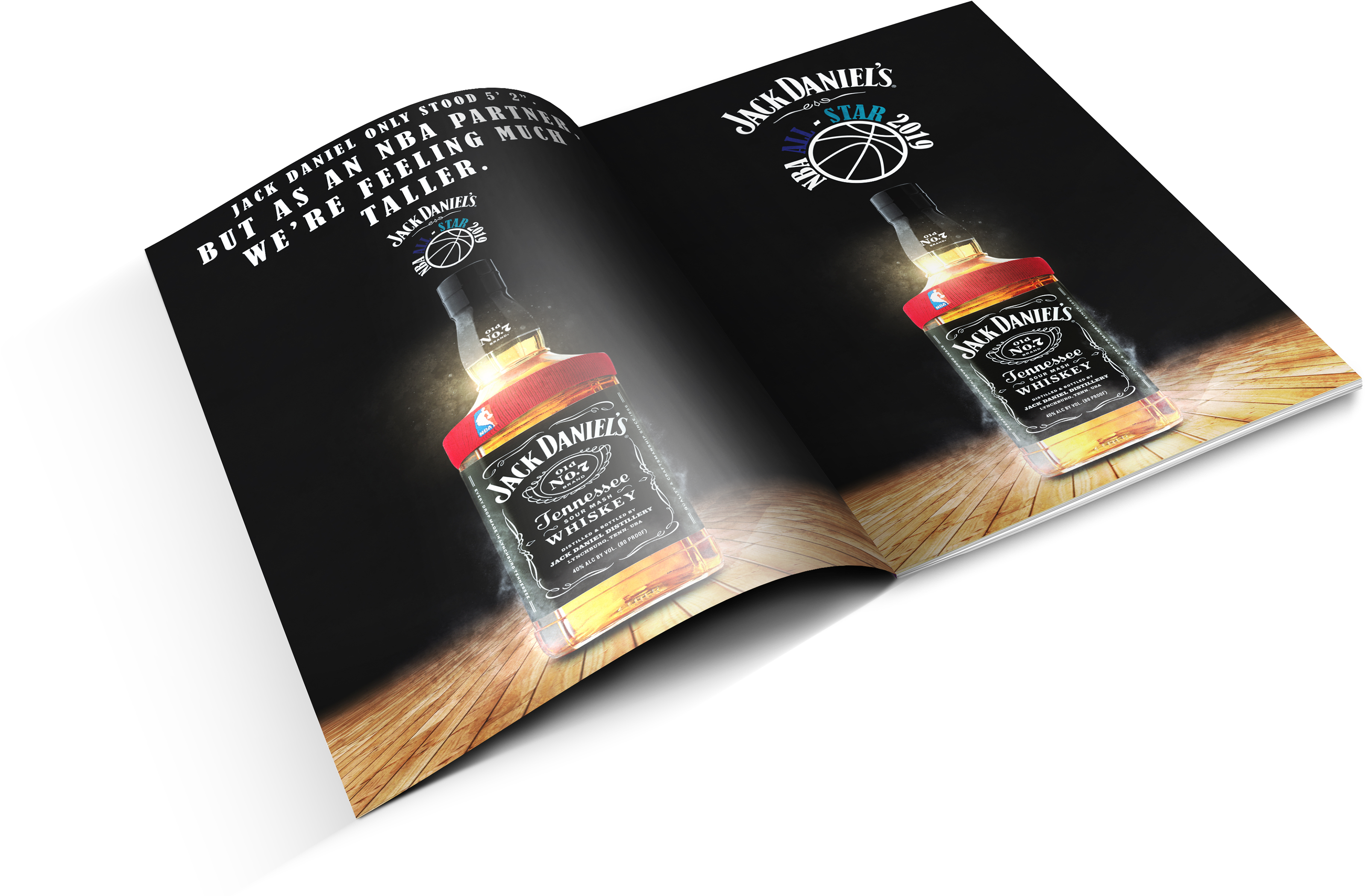 Jack Daniels & Nba All - Novel Clipart (3840x2432), Png Download