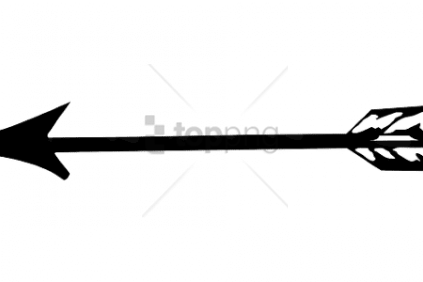 Free Png Download Archery Arrow Png Images Background - Arrow With Feather Clip Art Transparent Png (850x567), Png Download