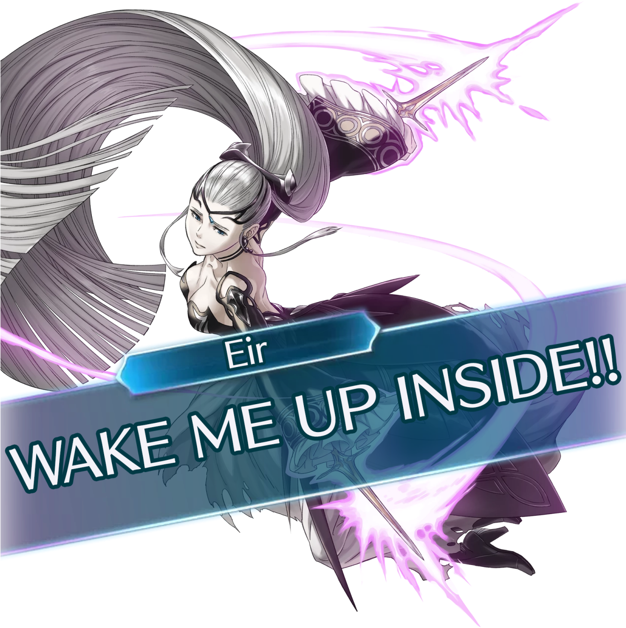 Eir Yelling "wake Me Up Inside" - Fire Emblem Heroes Eir Clipart (1280x1459), Png Download