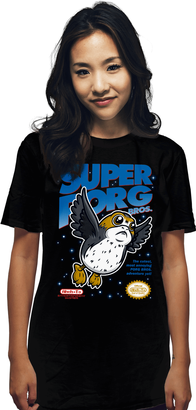Super Porg Bros - Sailor Meow T Shirt Clipart (900x1322), Png Download