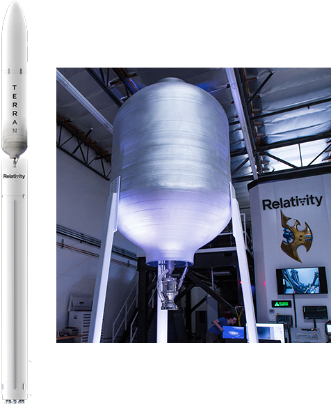 Prototype Fuselage Structure Printed By Stargate, Relativity - Banner Clipart (520x618), Png Download