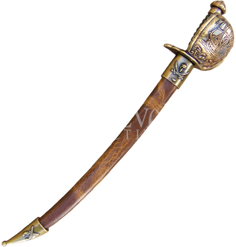 Picture Royalty Free Download Boarding Sword Transparent - Pirate Sword With Sheath Clipart (869x869), Png Download