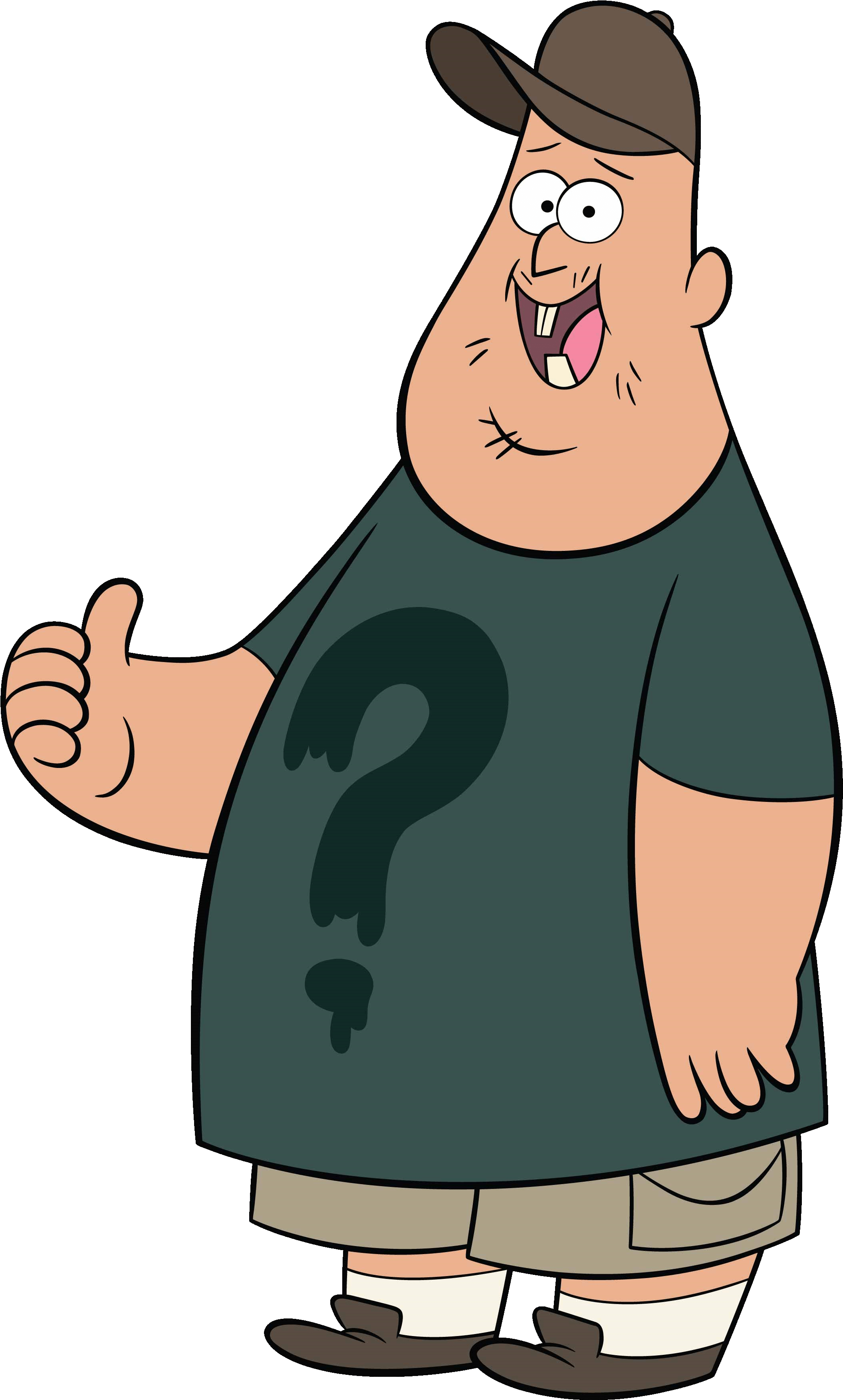 At The Movies - Gravity Falls Soos Clipart (2148x3573), Png Download