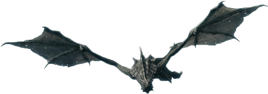 Flying Dragon From Skyrim - The Elder Scrolls V: Skyrim Clipart (1920x1080), Png Download