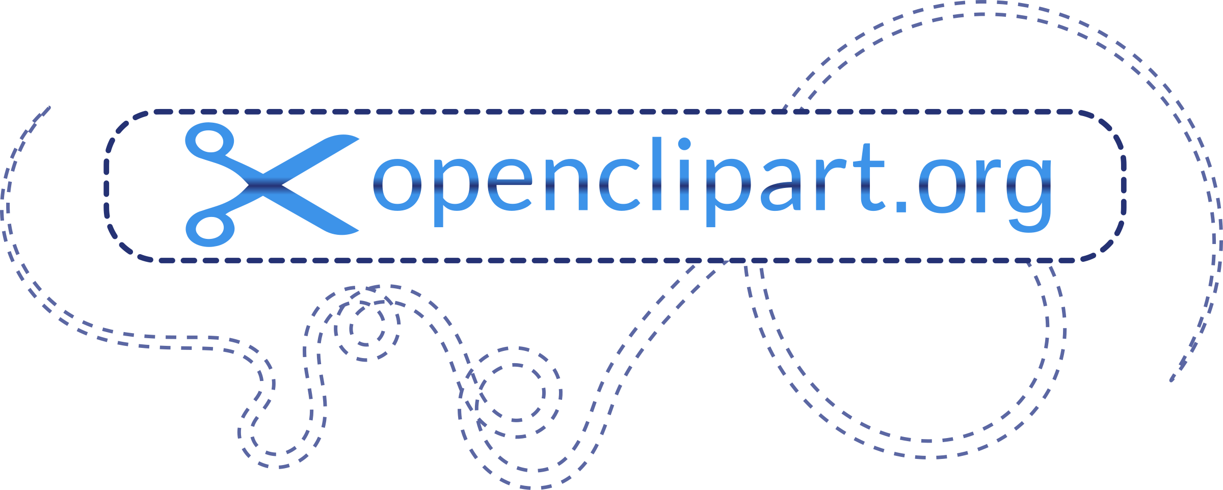 This Free Icons Png Design Of Dbb // Openclipart Dot Transparent Png (2400x962), Png Download