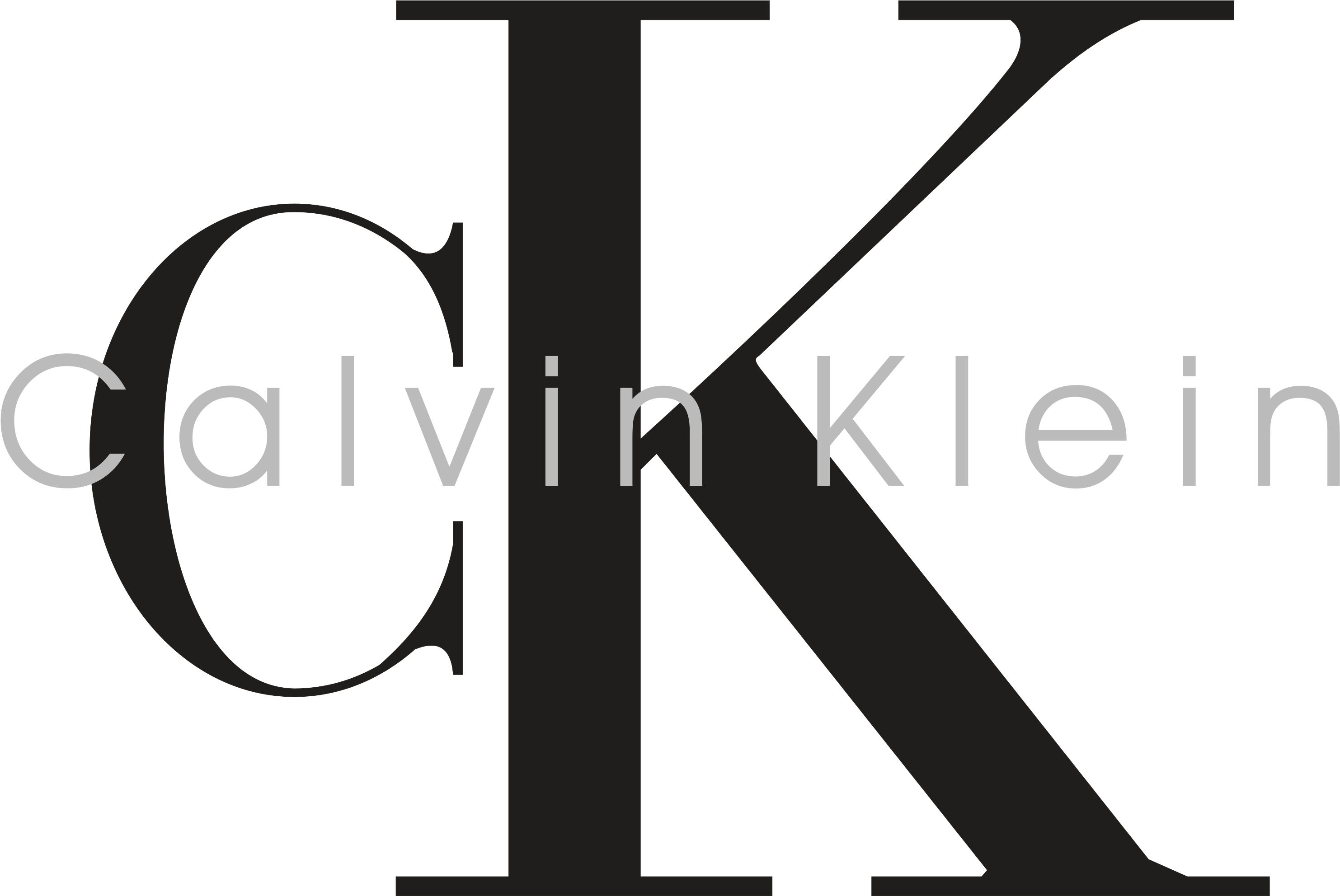 Calvin Klein Jean Logo , Png Download - Calvin Klein Logo Brand Clipart (2965x1983), Png Download
