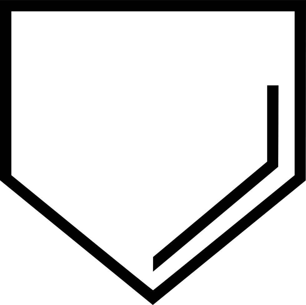 Home Plate Png - Transparent Home Plate Vector Clipart (980x978), Png Download