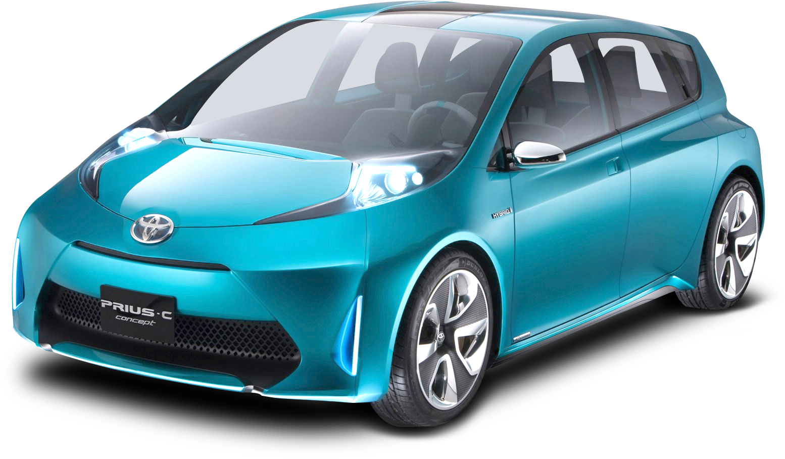 Download Toyota Prius C Car Png Image - Toyota Prius C Concept Clipart (1716x1070), Png Download