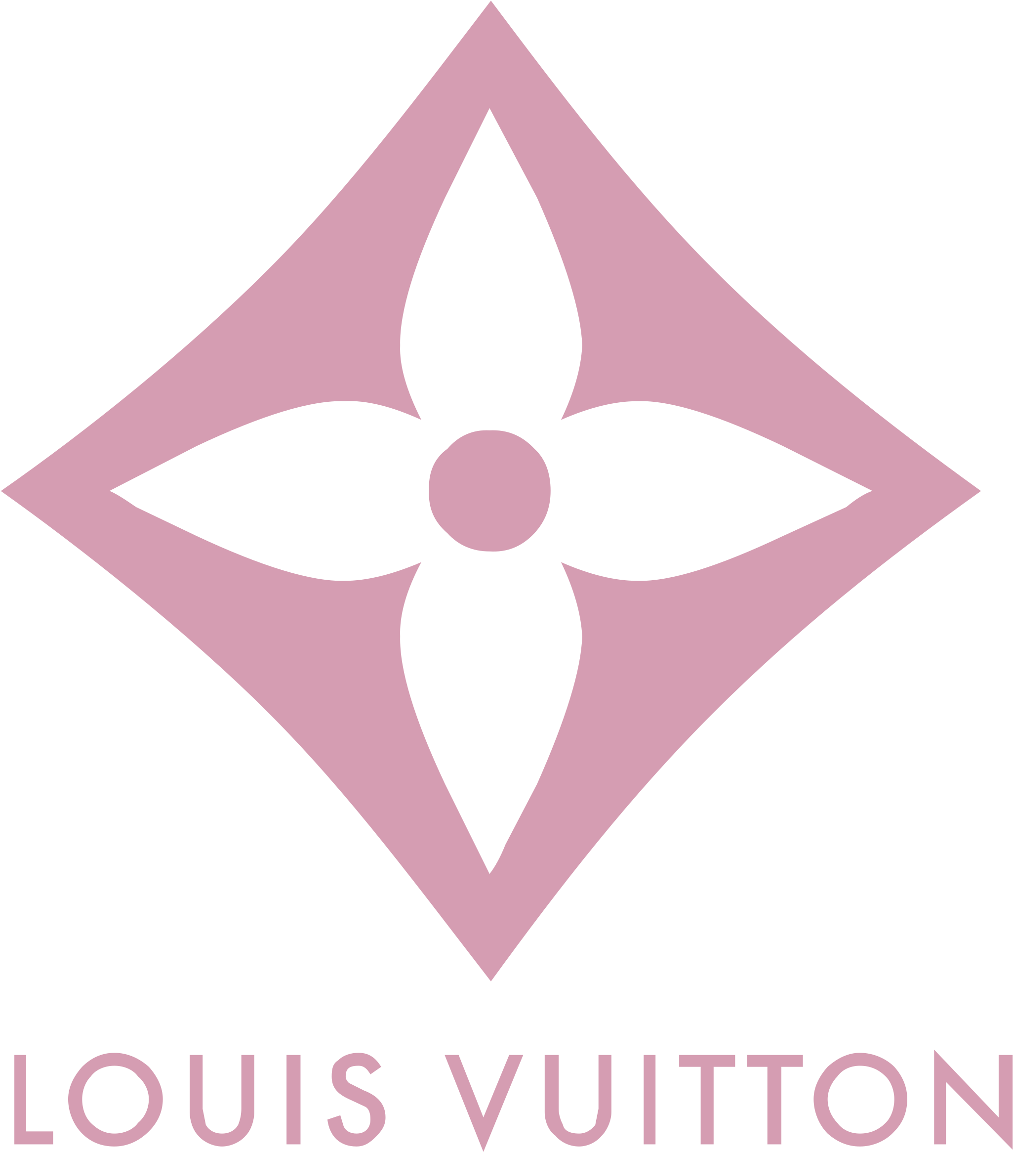 Louis Vuitton Logo Png Transparent - Louis Vuitton Flower Logo Clipart (2400x2400), Png Download