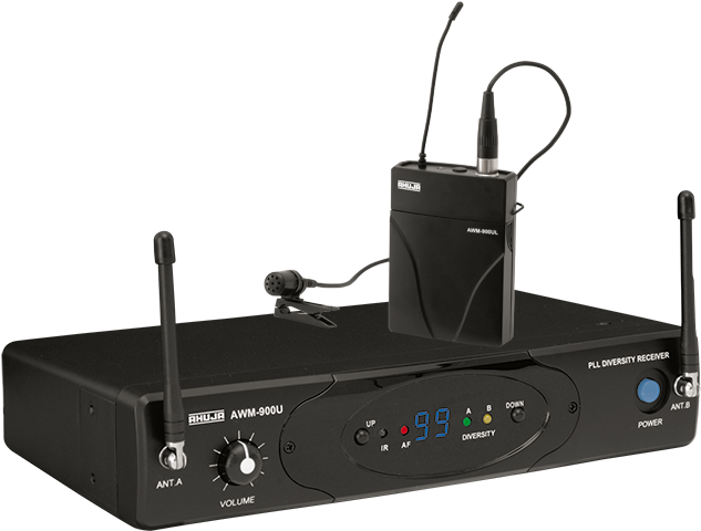 Pa Uhf Wireless Microphone - Ahuja Awm 900uh Clipart (800x800), Png Download