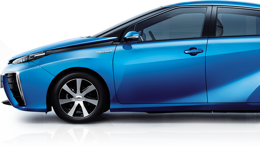 Mirai - Hydrogen Fuel Cell Vehicle Clipart (896x510), Png Download