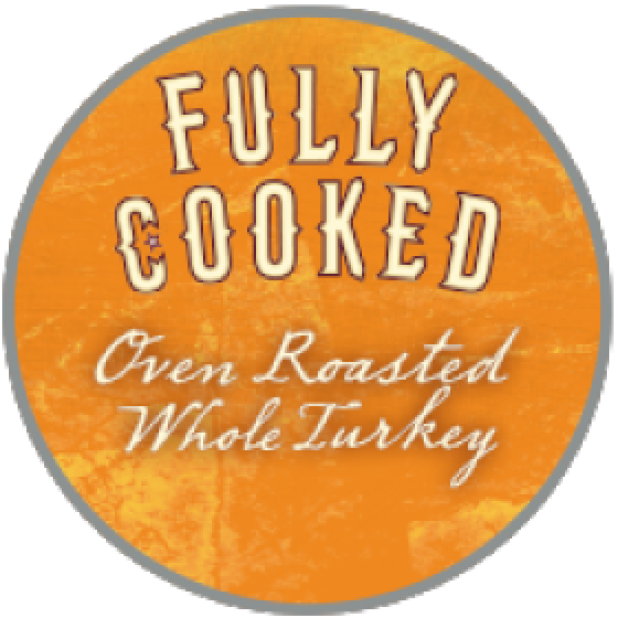 Oven-roasted Whole Turkey - Circle Clipart (560x560), Png Download