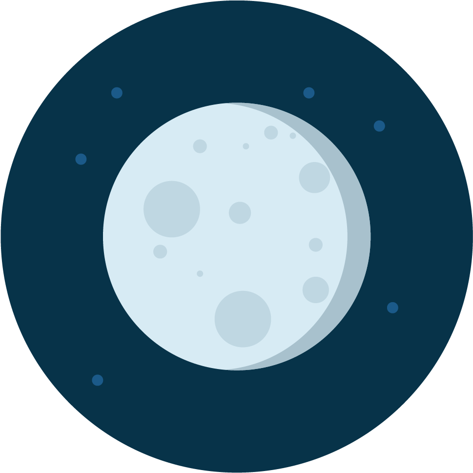 Moon Icon Vector - Halten Und Parken Verboten Clipart (1025x1025), Png Download