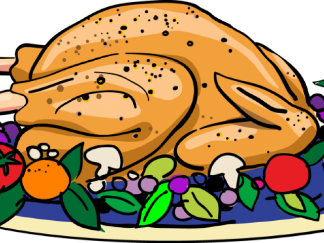 Cooked Turkey Clipart - Cooked Turkey Clipart Png Transparent Png (640x480), Png Download