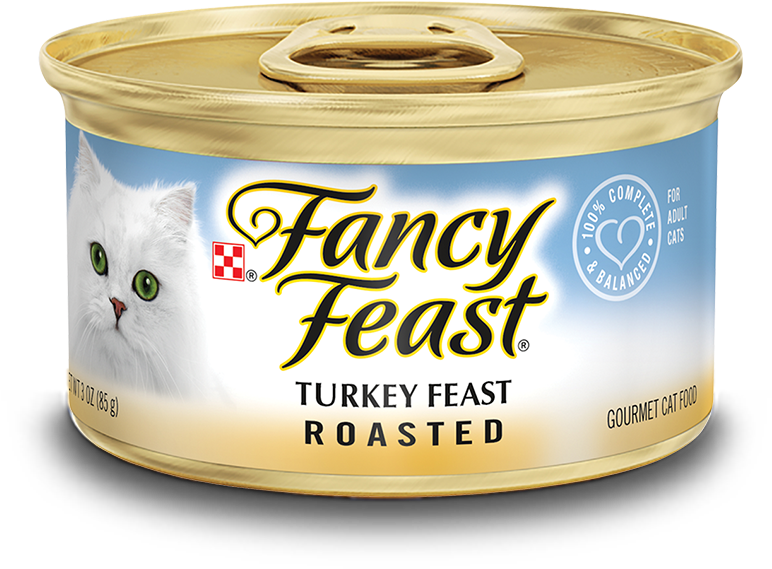 Roasted Turkey Feast - Fancy Feast Turkey Feast Clipart (1000x600), Png Download