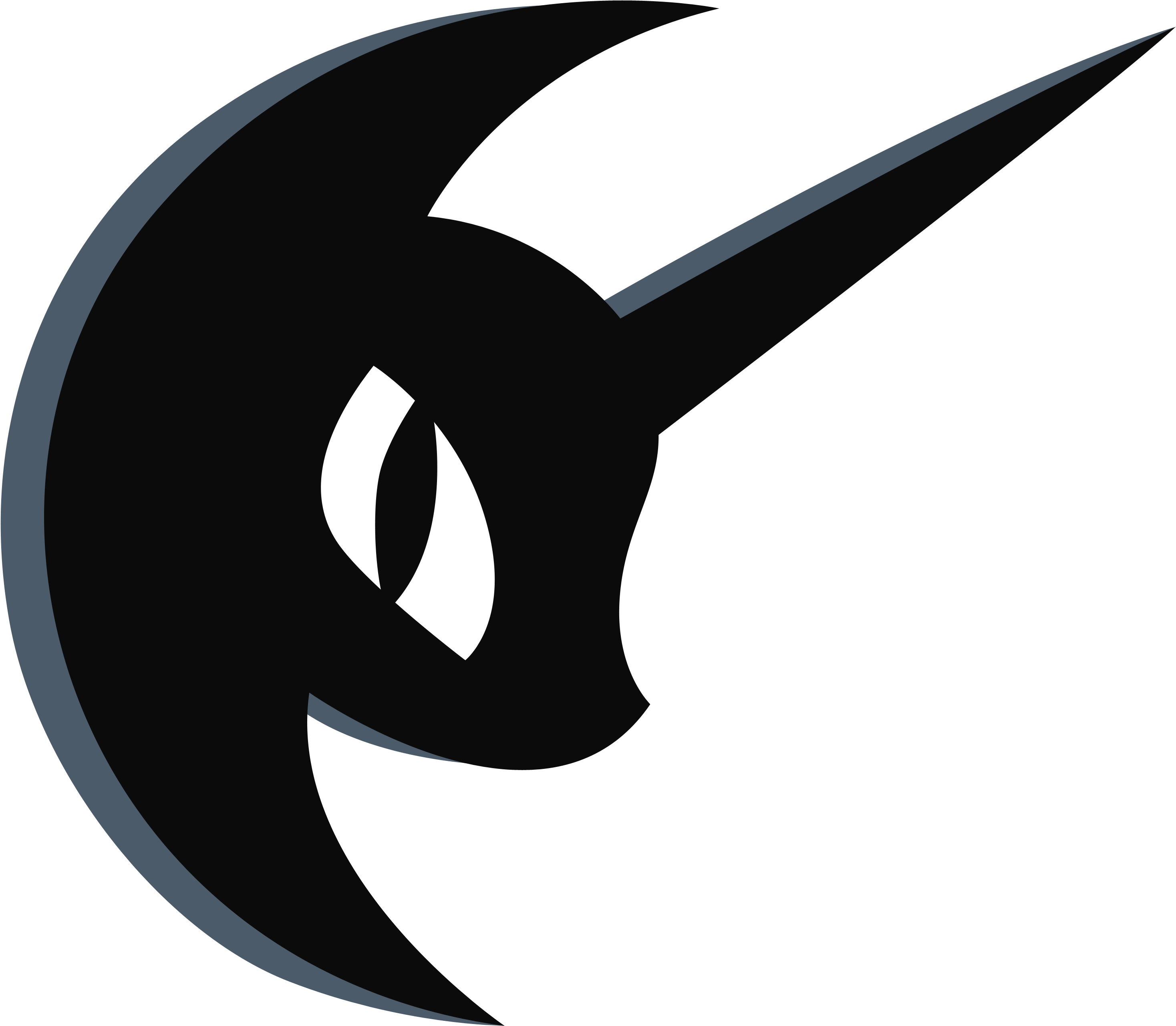 Nightmare Moon Logo Ideas - Mlp Nightmare Moon Logo Clipart (3000x2636), Png Download
