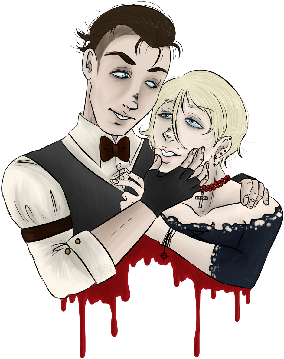 ミドリ☆ - Eddie Gluskin And Val Clipart (975x1200), Png Download
