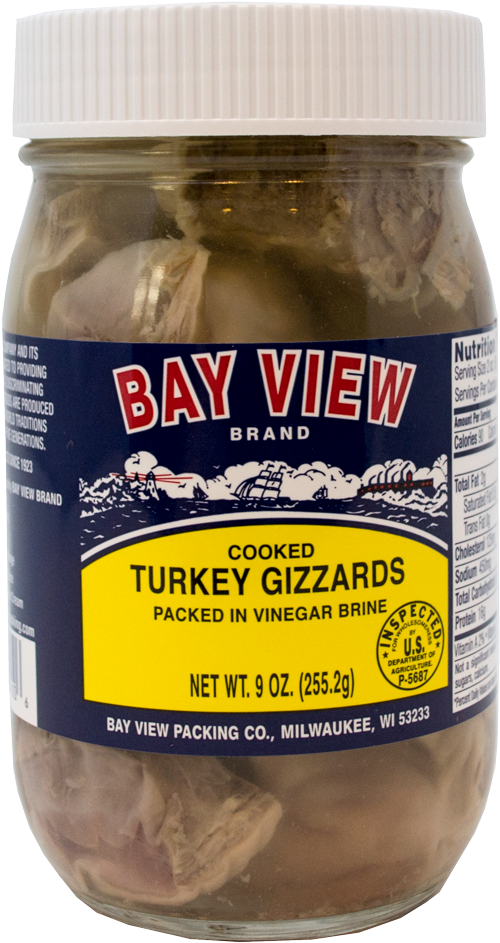 Bay View Pickled Turkey Gizzards - Pickled Turkey Gizzards Clipart (1000x1000), Png Download