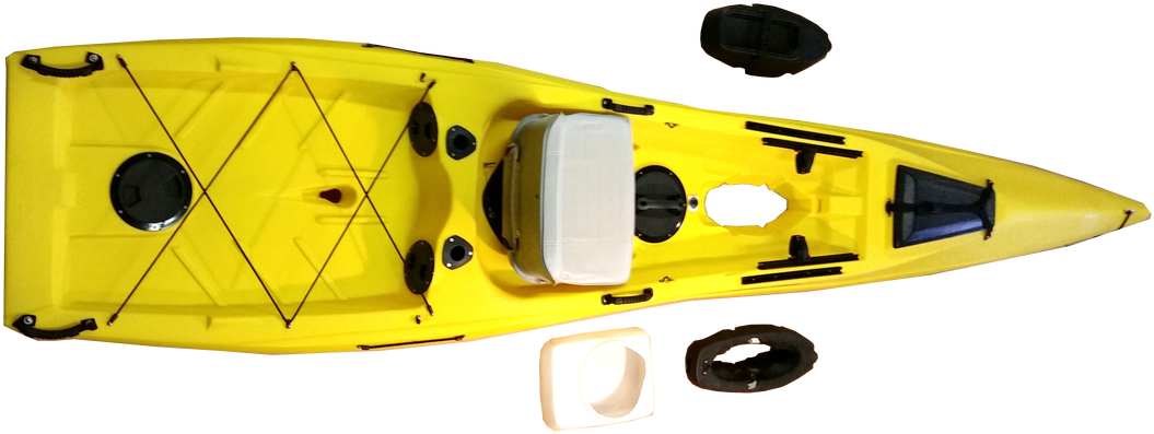 New 2018 Santa Cruz Raptor Kayak G2 Made In Bellingham Clipart (1055x397), Png Download