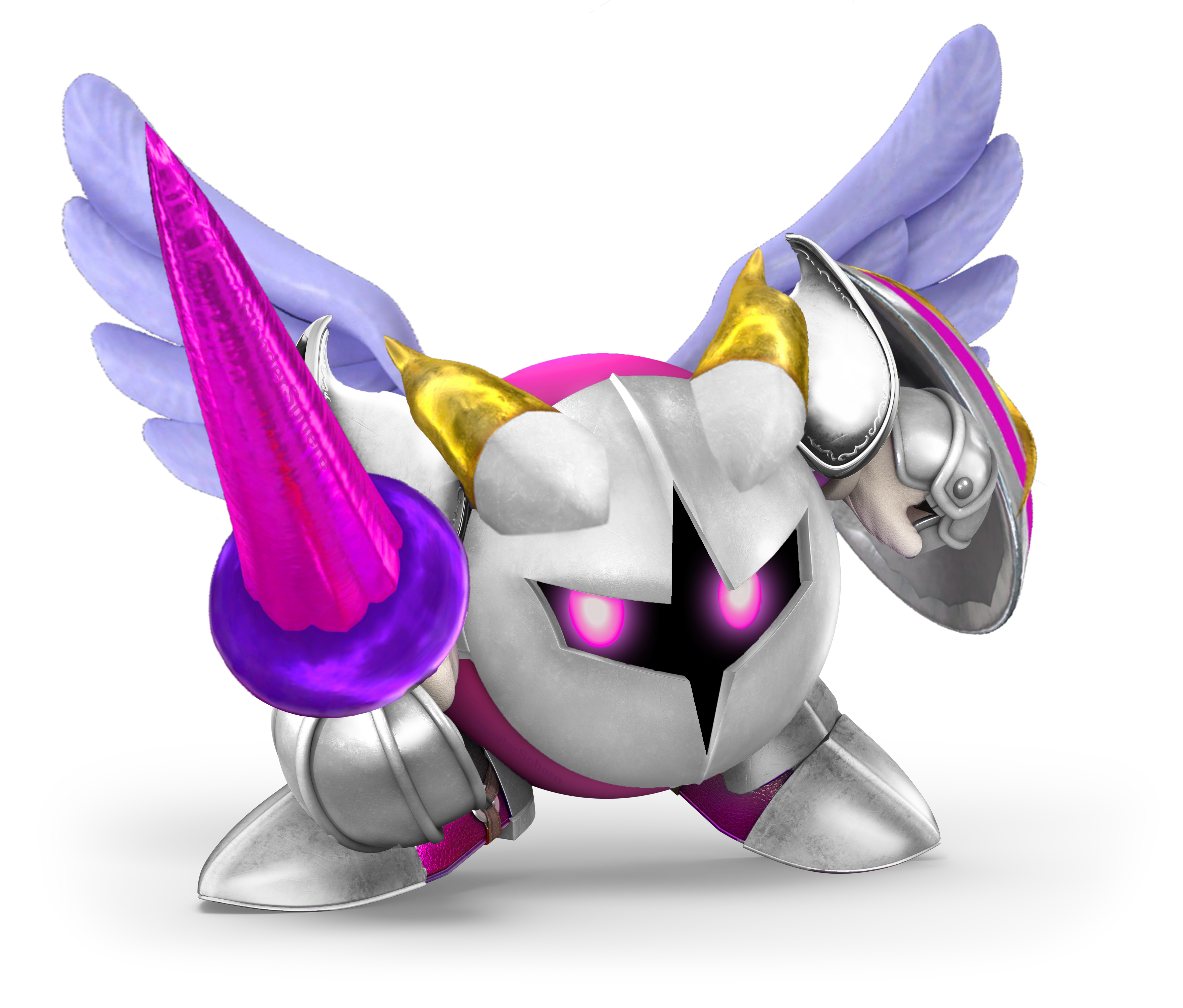 Artworki - Galacta Knight Meta Knight Clipart (4389x3741), Png Download