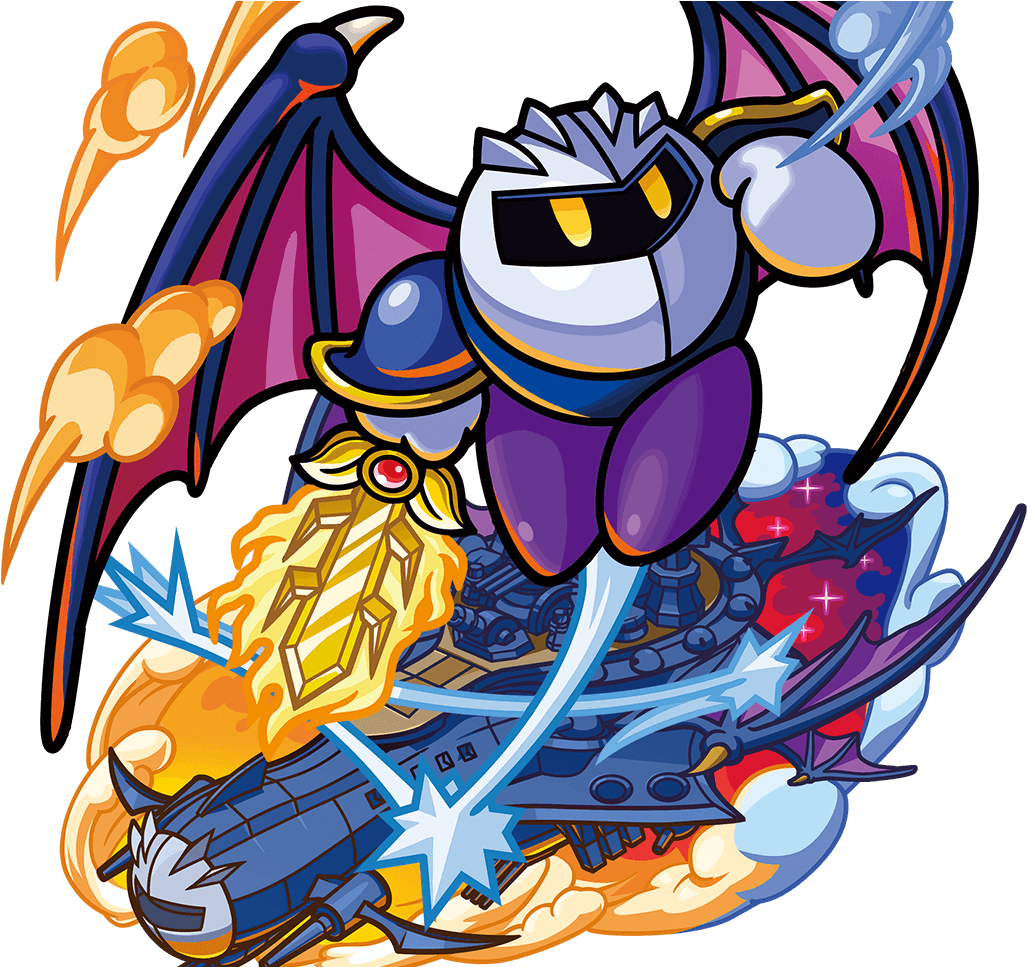 Kirby Clipart Meta Knight - Meta Knight Official Art - Png Download (1038x966), Png Download
