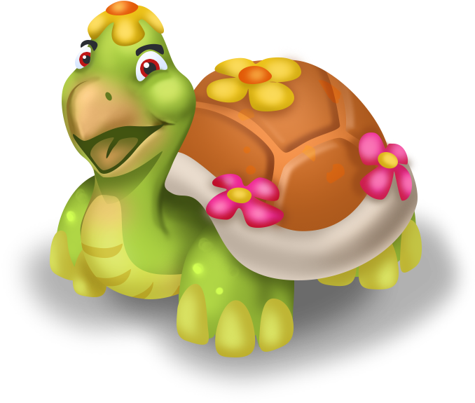 Tortoise Png - Cartoon Clipart (742x742), Png Download