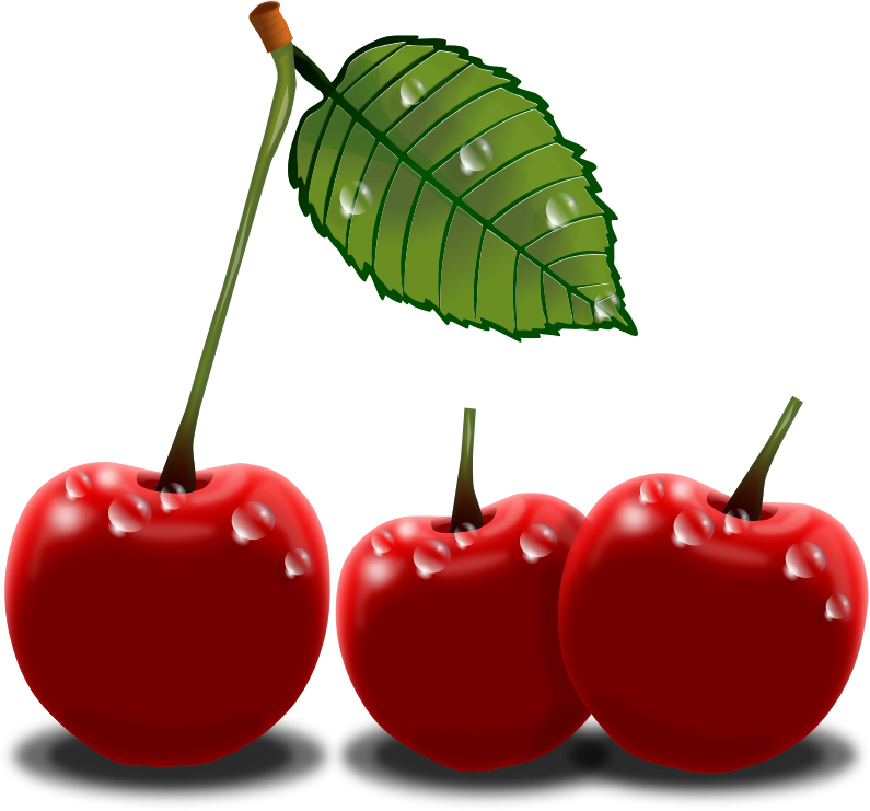 Cherry Cherries Clip Art Cherries Image Image - Cherry Png Clip Art Transparent Png (795x741), Png Download