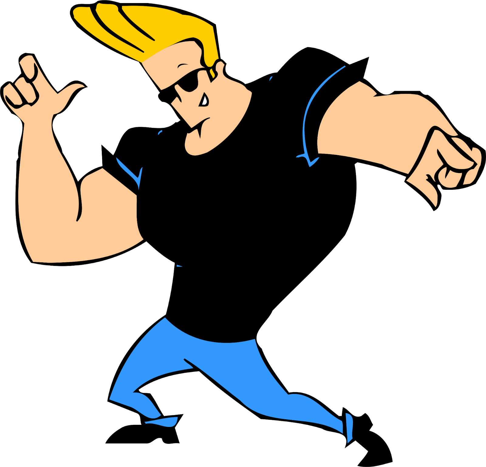 Johnny Bravo Cartoon Character, Johnny Bravo Characters, - Johnny Bravo Clipart (1600x1538), Png Download
