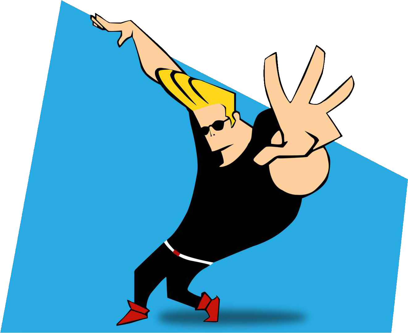 Johnny Bravo - Cartoon Review - “ - Johnny Bravo Clipart (1326x1092), Png Download