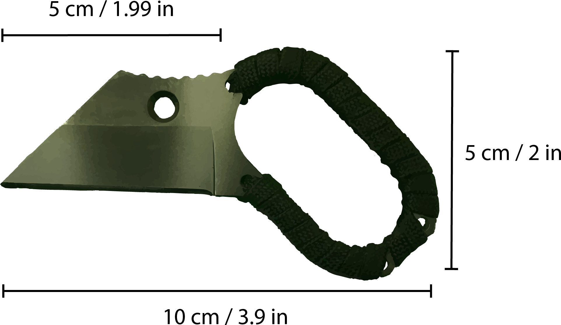 Tiger Striped Straight - Tool Clipart (1924x1113), Png Download