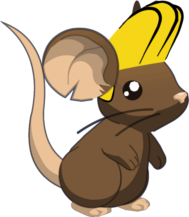 Https - //preview - Ibb - Co/btfe18/johnny Bravo Hair - Transformice Mouse Clipart (623x714), Png Download