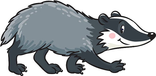 Badger Clipart - Png Download (1092x652), Png Download