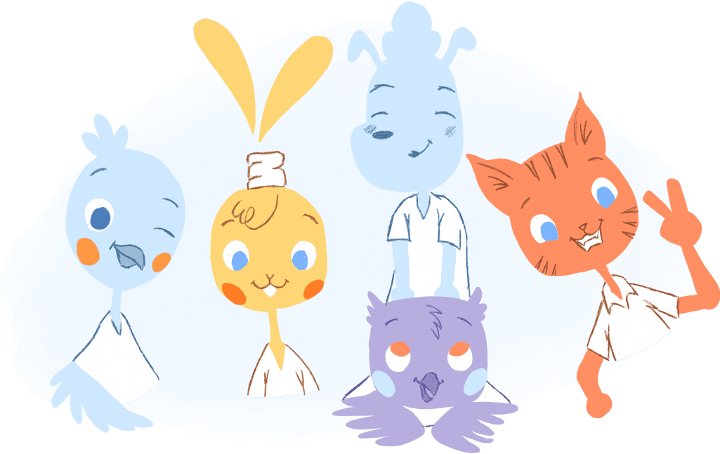 About Our Team - Cartoon Clipart (1024x704), Png Download