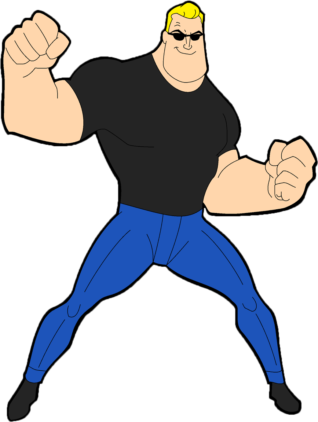 Its Johnny Bravo, Mr - Johnny Bravo Mr Incredible Clipart (1203x1600), Png Download