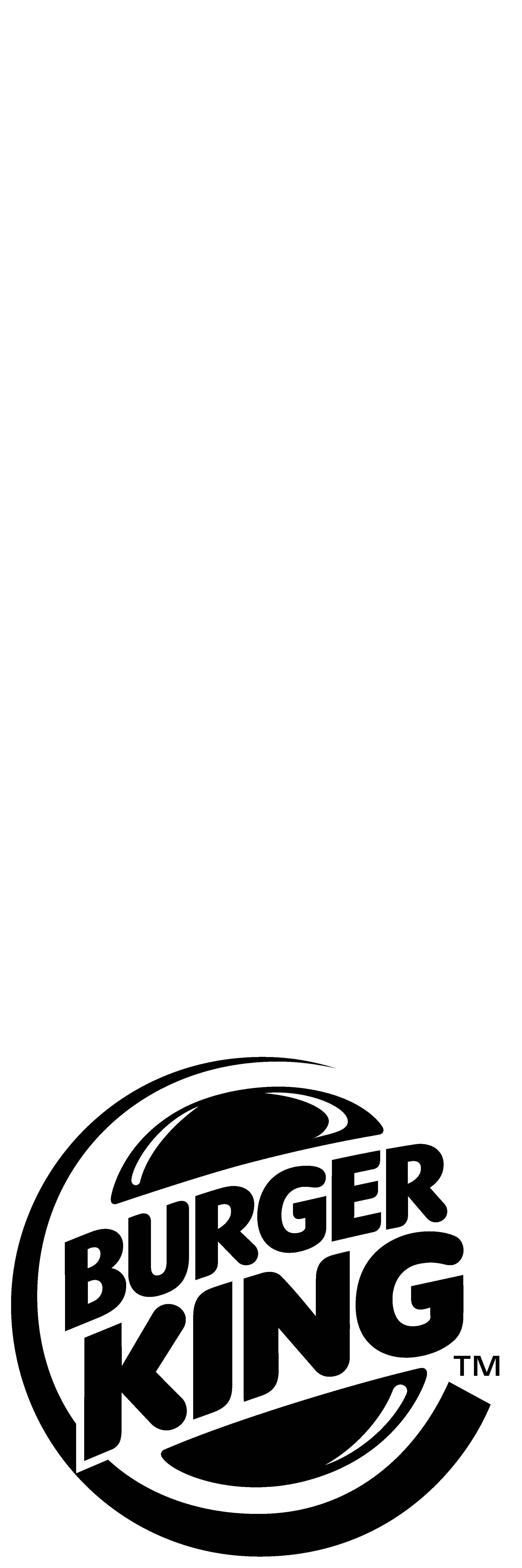 Burger King Logo3 Logo Black And White - Burger King Clipart (2400x7212), Png Download
