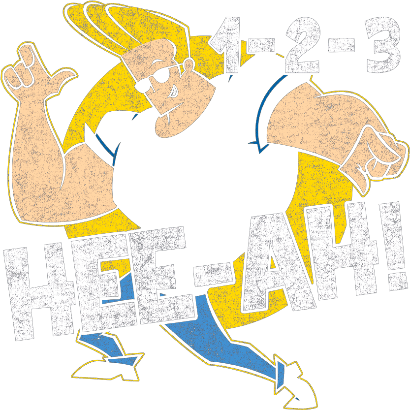 Johnny Bravo 123 Men's Ringer T-shirt - Cartoon Clipart (850x904), Png Download